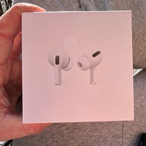 AirPod pros barely used.